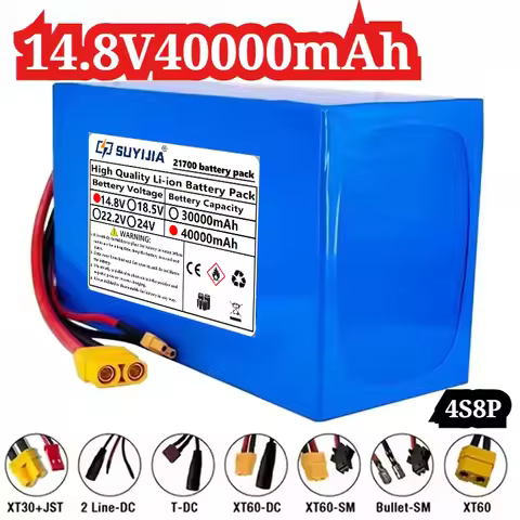 21700-4S8P Lithium-ion Battery Pack 14.8V40000mAh Outdoor High-power 500W Electric Vehicle Electric 