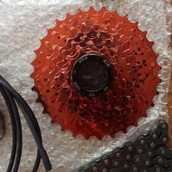 Sprocket Gear 8 Speed Cassette, 11-32T Copotan