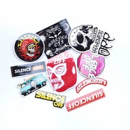Aesthetic Colored Logo Sticker pack Laptop Helmet Tumbler Sticker hp