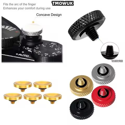For Fujifilm XT1 XT2 XT30II XE1 XE4 X10 X20 X30 STX2 Camera Button, Enhanced Metal Design For Better