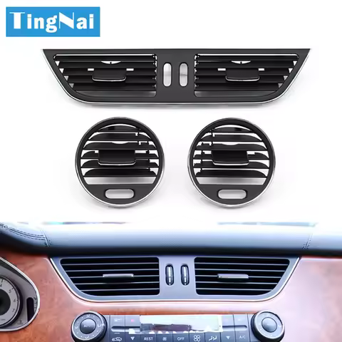 Car Front Rear Dashboard AC Heater Air Vent Grille Outlet Panel For Benz CLS W219 CLS55 CLS63 CLS350