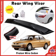 For Proton Wira Sedan 93-07 Car Rear Wing Visor Windscreen Cermin Belakang Kereta Spoiler DIY FREE P