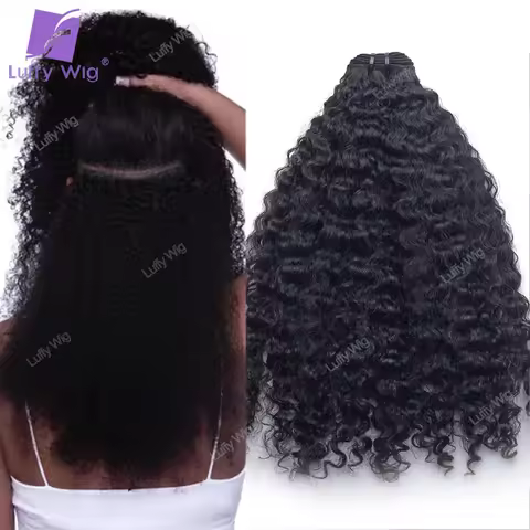 Seamless Pu Clip In Human Hair Extensions 3B 3C Afro Kinky Curly Real Brazilian Remy Clip On Human H