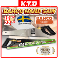 Original Bahco 19 Inch / 22 Inch X93 Universal Wood Hand Saw Made In Sweden / Gergaji Kayu Tangan / 手锯