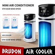 BRUDON 2023 New Mini Aircon Portable For Room Air Cooler Portable Aircon Aircondioner Mini Airconditioner From Japan Humidification Atomization/Timing/Wind Speed/Lighting aircon for small room