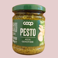 Lọ 190g -- SỐT PESTO MÌ Ý LÁ HÚNG QUẾ COOP Alla Genovese