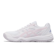 Asics Volleyball Shoes Upcourt 5 Women's White Pink Badminton [ACS] 1072A088105