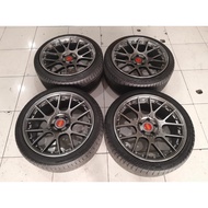 Velg Bekas Murah Ring 18 Type BBs Lm Lubang 5x114 Ban Accelera 225 40