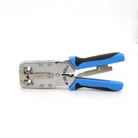 MT-8106R high quality 8" 4P 6P 8P AMP Type STP modular Plug Crimping Tool RJ45 Plier With Ratchet Cr