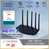 【SG】BE5100 Wifi 7 Router Mesh | 2.5G Broadband | Xtra Range 2.0 | EasyMesh 3.0 | MRU MLO Tech