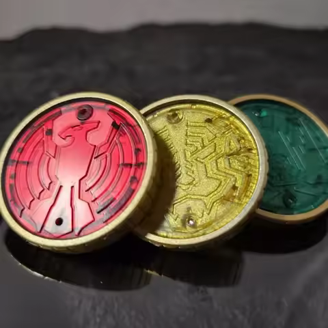 Original Full Series10 Styles Sequence Kamen Rider Chip-less Homemade Large Mop Coin Ete Eternal Bir