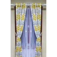 gorden jendela minimalis import motif amanda awan piramid asoka model semokring 12 lubanggorden jend