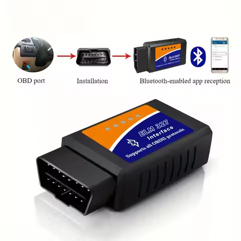 Car Code Scanner, Compact Scanner, Portable Device, Durable, Precision Tool, Diagnostic Equipment, V