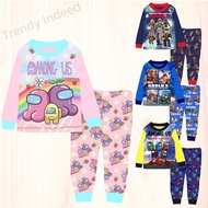 Cartoon Kids Pajamas 8–13Y – Impostor (Among)  & Blox  Game Style Sleepwear
