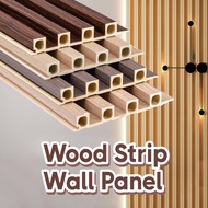 [Sole One Furniture] READY STOCK KOREA Fluted Wall Panel Wood Strip Grille Wainscoting/Wood Strip Wa