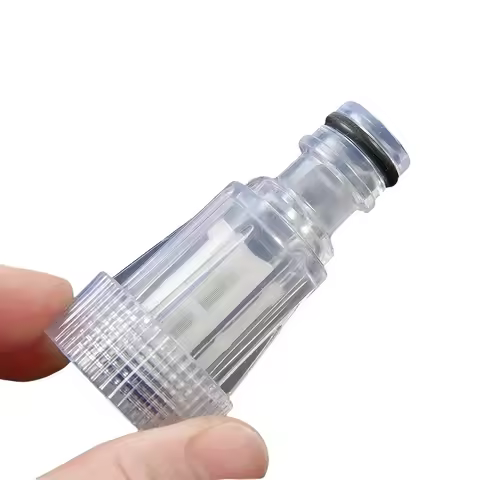2 high-pressure plastic cleaning machine filter elements-transparent water filter nozzle and hose ac