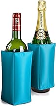Vin Bouquet Cooler Bag Colours, Nylon, Blue, 14.5 x 20 x 2.5 cm
