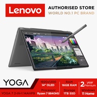 Lenovo Yoga 7 2-in-1 14AHP9 | 83DK0003SB | 14" FHD+ (1920x1200) OLED 400nits touch | Ryzen 7 8840HS | 16GB RAM | 1TB SSD | Win11 Home | 2Y Premium Care