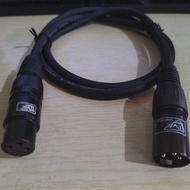 LIVE DMX Cable XLR male to XLR female cable 1METER XLR male to female
