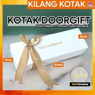50pcs Kotak Doorgift Kahwin utk Sejadah Beras Basmathi 250g Batik Box Goodies Beg Custom Kotak Weddi