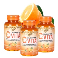 C-vita Plus Ultimate วิตามินซี อัลติเมท 1000mg 3 กระปุก 180 เม็ด