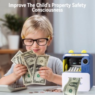 Qwifyu ของเล่นเด็กอิเล็กทรอนิกส์ปลุกตู้เซฟ - ATM เงินจริงลูกหมูธนาคารที่มีแสงสนุกและเสียง ป้อนกระดาษ