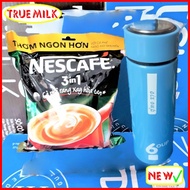 [Mẫu Mới] Nescafe Bịch Xanh 46 gói x 17g (Tặng bình cao cấp)  - Ca phe rang xay hoa tan - cafe sữa đ