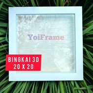 3d FRAME SIZE 20 X 20 / 3D PIGURA FRAME 20 X 20