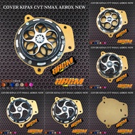 Nmax Aerox New 155 CVT Fan Cover CNC Motif Spiner Set Nmax Aerox New 155 CVT Cover
