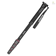 Manbily E-222 64.1-inch Camera Monopod Aluminum Alloy 5 Sections 5kg/11lbs Load Capacity with 1/4in 