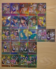 日本官方復刻版 Bandai Graffiti 剪影 美少女戰士 閃咭 閃卡
