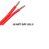 Dây điện đôi CADIVI có cắt lẻ theo mét size 2x0.5 - 2x0.75 - 2x1.0 - 2x1.5