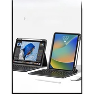 2022蘋果ipad10鍵盤套iPadPro11寸12.9妙控air5藍牙2021保護殼air4平板3磁吸9一體式筆槽mini6觸控適用10.9