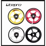 Litepro Ezwheels for Trifold eg Brompton, Aceoffix, Pikes &amp; 3Sixty