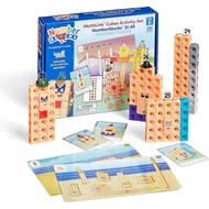hand2mind MathLink Cubes Numberblocks 21-30 Activity Set, 20 Preschool Learning Activities, Counting