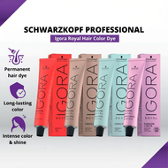 Schwarzkopf Igora Royal Color - 60ml Hair Dye Hair Colour Pewarna Rambut