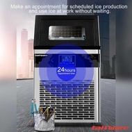 Mesin Cetakan Es Batu Kapasitas Besar 50/ 80/ 90/ 100 Kg Ice Cube Maker Dual Input Air Auto Timer de