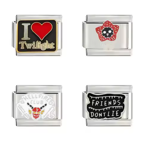 Cartoon Game Characters Cute Eleven Demogorgon Italian Charm Store Italian Charm Bracelet 9mm Stainl