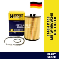 (E146H D108) HENGST OIL FILTER MERCEDES W169/W245 M266 A170 B170 B180 OIL FILTER (266 180 0009)
