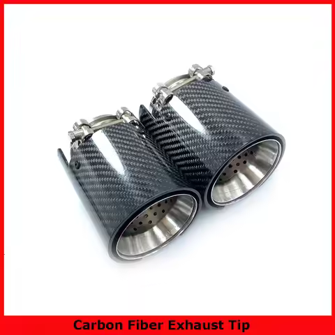 1 Piece Carbon Fiber Exhaust Pipe For M2 M3 M4 M5 F87 F80 F82 F83 F90 M135i M140i M335i M340i M235i 
