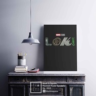 Premium Poster - Loki Series Poster Black - Borderless Frame 42x60cm