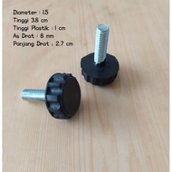 Stable Legs Chair Table Legs AS 8 Black