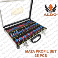 ALDO MATA PROFIL 35PCS PROFIL ROUTER BIT SETS 35PCS