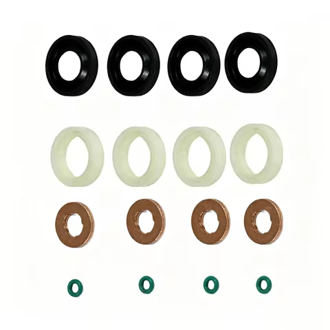 4 Sets Injector Seal Washer O-Ring Kit 1982A0 for Peugeot Citroën 1.6 Ford Fiesta V Fusion Focus C-M