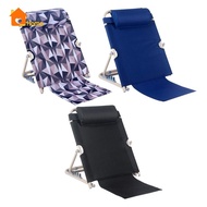 [Nanaaaa] Lifting Bed Backrest Sit up Back Rest Foldable Multi Function Bed Chair with Pillow for Dormitory Outdoor Camping