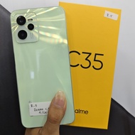 HP REALME C35 4/64 HIJAU SECOND BERGARANSI FULLSET BAGUS DAN MURAH