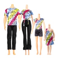 30cm Supermodel Doll Clothes Parent-Child Suit Baby Clothes 37cm 30cm 17cm Doll Dress Up Casual Toy 