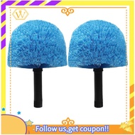 【W】Robust Cobweb Duster Head Brush 2-Pack- Spider-Web Remover Twist-on Cleaning Tool