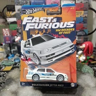 Hot Wheels Volkswagen Jetta MK3 Fast &amp; Furious