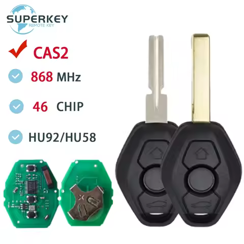 5WK49125 5WK49127 5WK49147 CAS2 CAS 2 Remote Key Replacement 2 Track For BMW X5 E70 1 E87 3 E46 5 E6